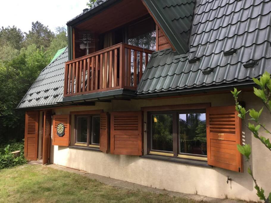 Domek W Lesie Leki  Exteriör bild